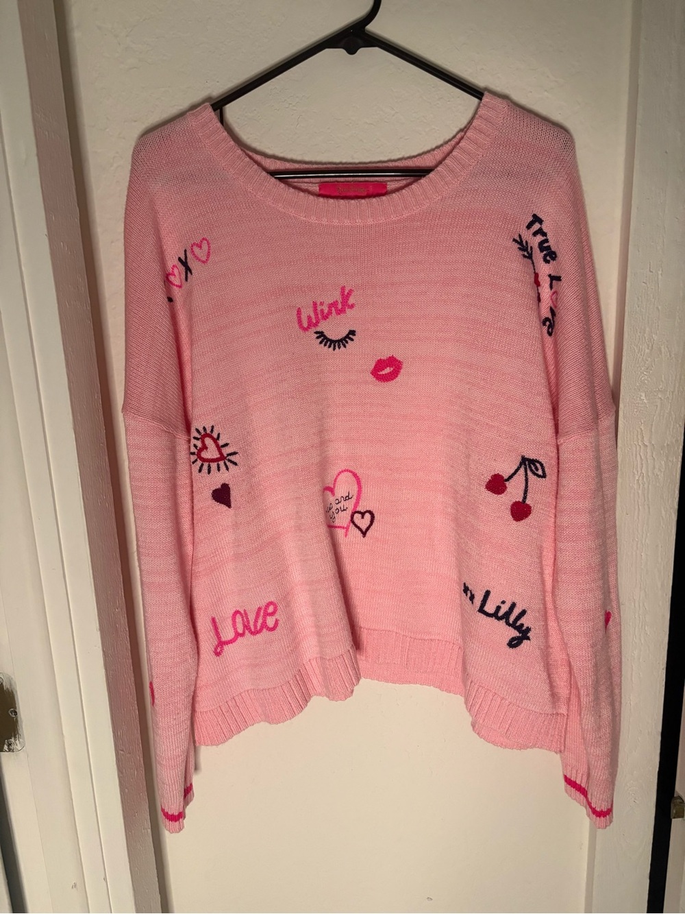 Lilly Pulitzer Graphic Embroidered Sweater